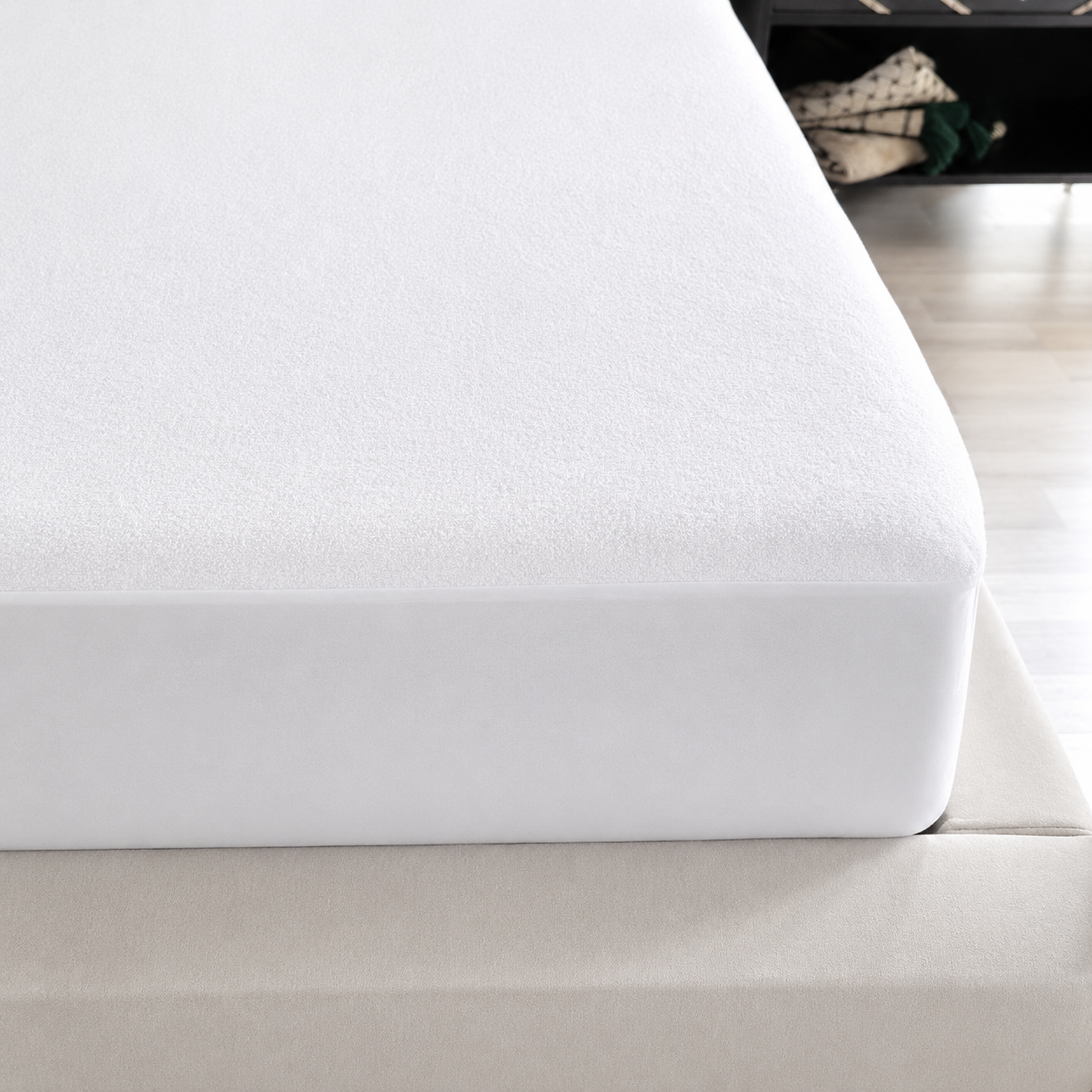 Luxelinen PVS Waterproof Fitted Mattress Protector
